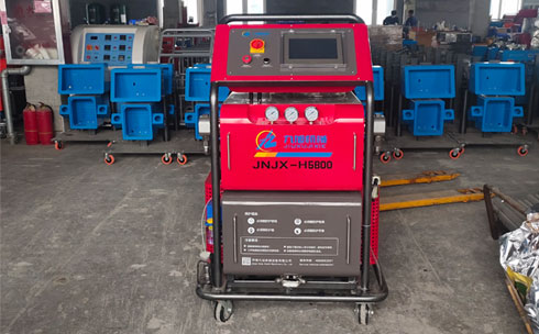 聚氨酯硬泡仿木發(fā)泡機(圖1) JNJX-H5800PLC聚氨酯硬泡發(fā)泡機