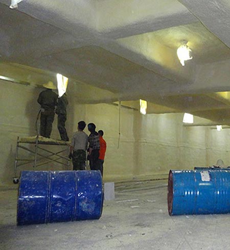 聚氨酯噴涂保溫(圖2) 聚氨酯噴涂保溫冷庫(kù)施工